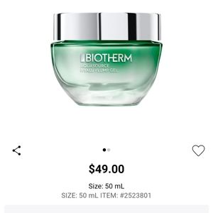Biotherm Aquasource Moisturizer 30 mL